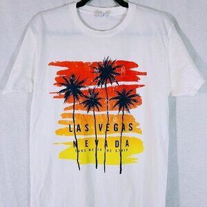 Las Vegas Palm Tree T-Shirt Size Medium